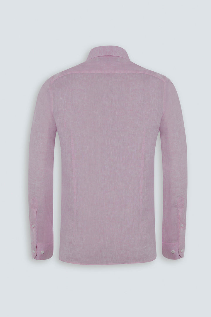 LINEN SHIRT LINEA CANDY PINK