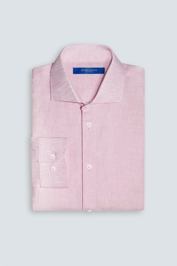 LINEN SHIRT LINEA CANDY PINK