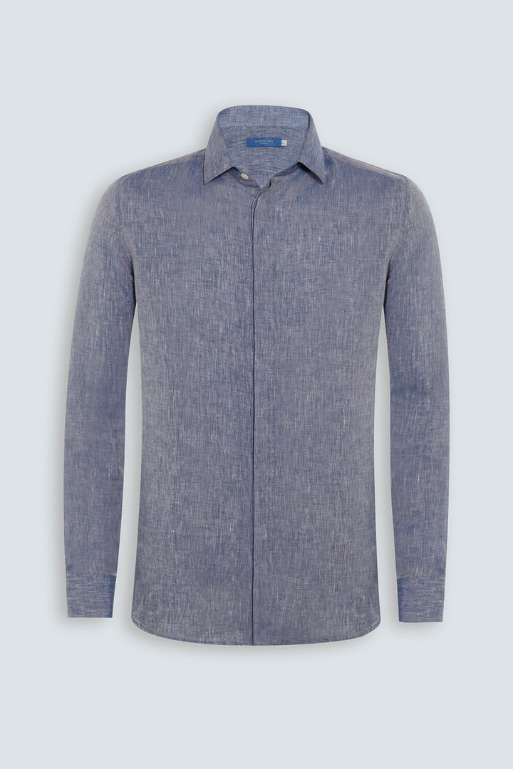 LINEN SHIRT SINGOLA BLUE JEANS