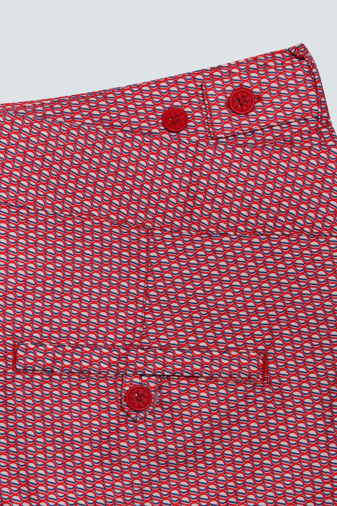 PENISOLA SOUTH BEACH PRINT RED NAVY SWIMSHORTS