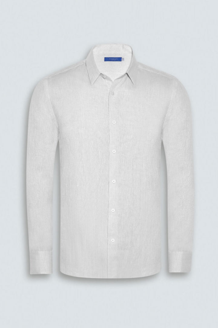 LINEN SHIRT RELAX WHITE